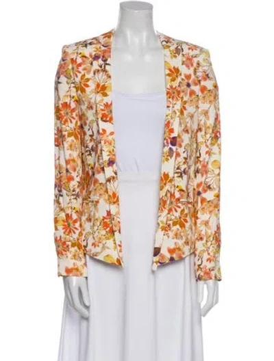 Pre-owned Suno Floral Print Blazer W/ Tags In Multi