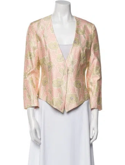 Pre-owned Suno Floral Print Evening Jacket In Multi