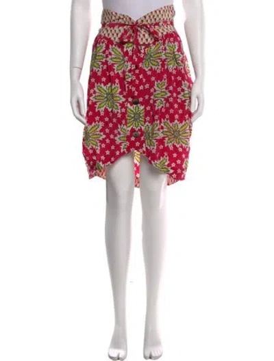 Pre-owned Suno Floral Print Knee-length Skirt In Multi