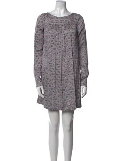 Pre-owned Suno Floral Print Mini Dress In Multi