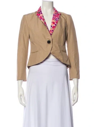 Pre-owned Suno Graphic Print Evening Jacket In Neutral