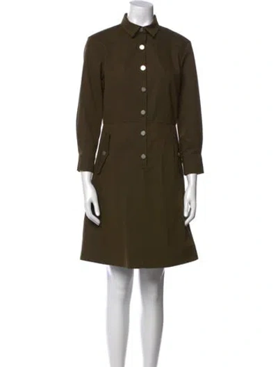 Pre-owned Suno Knee-length Dress In Green