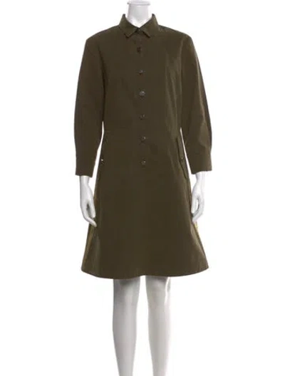 Pre-owned Suno Knee-length Dress In Green
