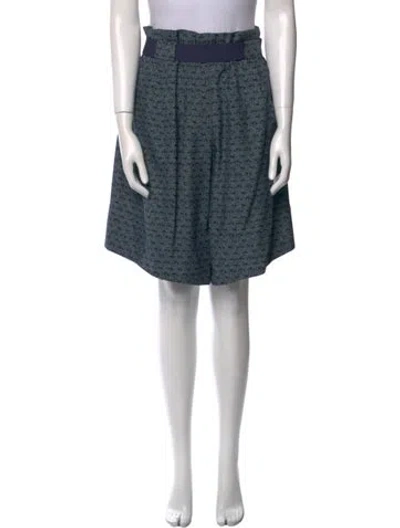 Pre-owned Suno Knee-length Shorts In Blue