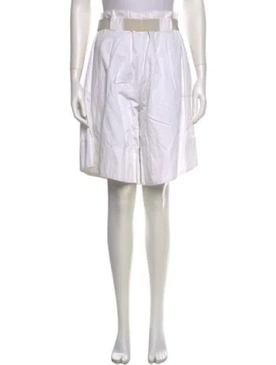 Pre-owned Suno Knee-length Shorts In White
