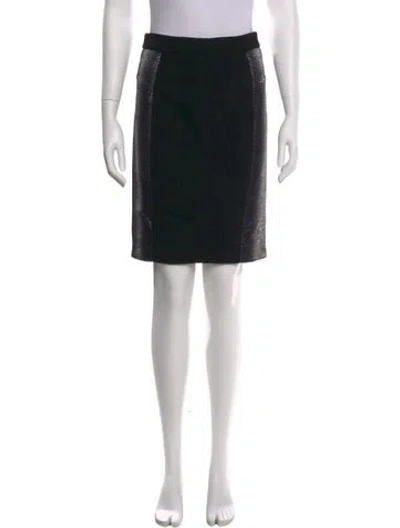 Pre-owned Suno Knee-length Skirt In Black