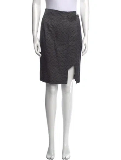 Pre-owned Suno Knee-length Skirt In Gray
