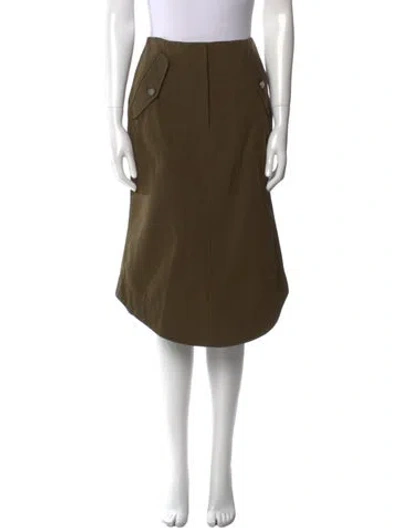 Pre-owned Suno Knee-length Skirt In Green