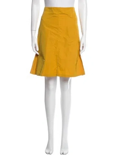 Pre-owned Suno Knee-length Skirt In Yellow