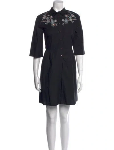 Pre-owned Suno Mini Dress In Blue