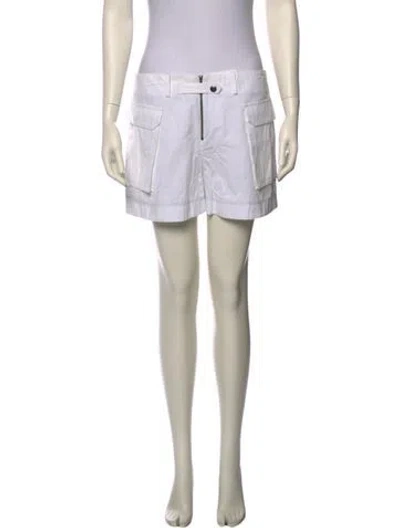 Pre-owned Suno Mini Shorts In Neutral