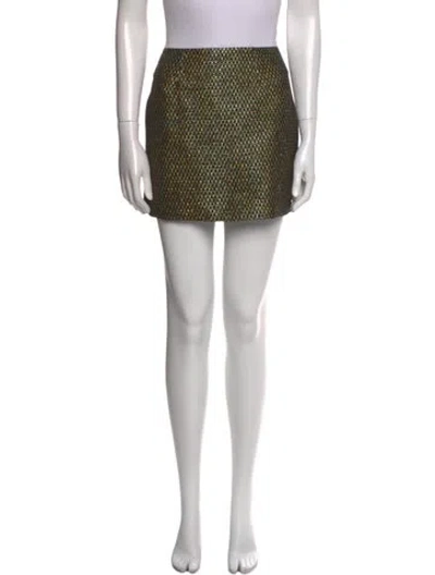 Pre-owned Suno Mini Skirt In Blue