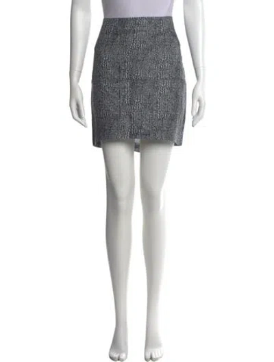 Pre-owned Suno Mini Skirt In Blue