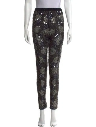 Pre-owned Suno Nylon Skinny Leg Pants In Multi