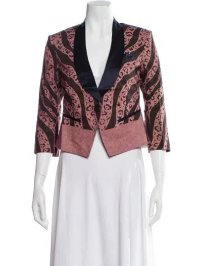 Pre-owned Suno Paisley Print Evening Jacket W/ Tags In Multi
