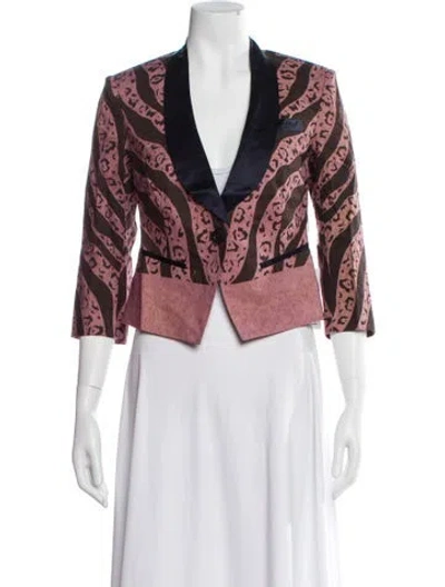Pre-owned Suno Paisley Print Evening Jacket W/ Tags In Multi