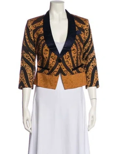 Pre-owned Suno Printed Evening Jacket W/ Tags In Multi