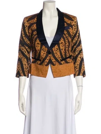 Pre-owned Suno Printed Evening Jacket W/ Tags In Multi