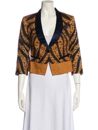 Pre-owned Suno Printed Evening Jacket W/ Tags In Multi