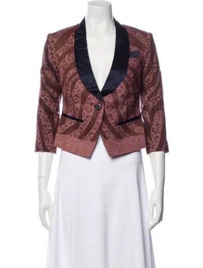 Pre-owned Suno Printed Evening Jacket W/ Tags In Multi