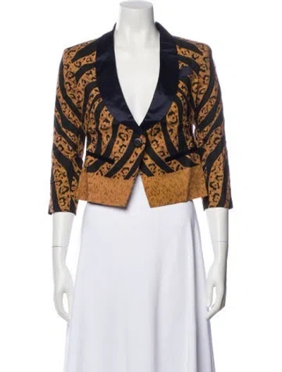 Pre-owned Suno Printed Evening Jacket W/ Tags In Multi