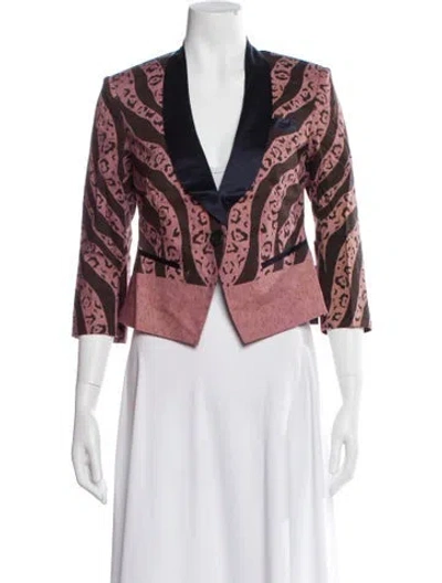 Pre-owned Suno Printed Evening Jacket W/ Tags In Multi