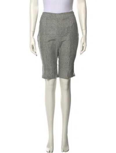 Pre-owned Suno Printed Knee-length Shorts In Gray