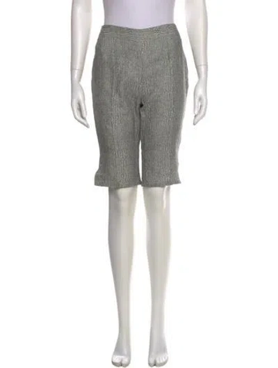 Pre-owned Suno Printed Knee-length Shorts In Gray