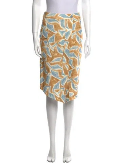 Pre-owned Suno Printed Knee-length Shorts In Multi