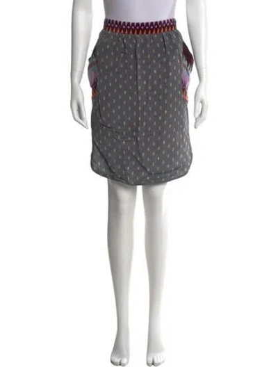 Pre-owned Suno Printed Knee-length Skirt
