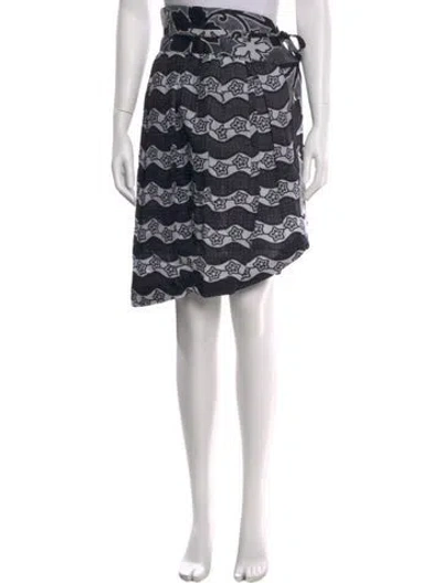 Pre-owned Suno Printed Knee-length Skirt In Multi