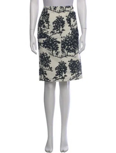 Pre-owned Suno Printed Knee-length Skirt W/ Tags In Multi