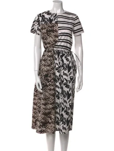 Pre-owned Suno Printed Midi Length Dress