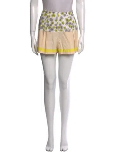 Pre-owned Suno Printed Mini Shorts In Pink