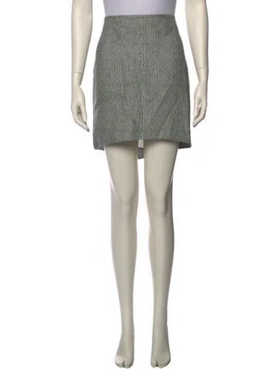 Pre-owned Suno Printed Mini Skirt In Multi