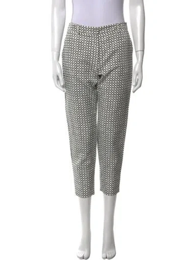 Pre-owned Suno Printed Straight Leg Pants