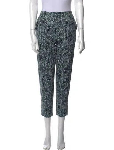 Pre-owned Suno Printed Wide Leg Pants In Multi