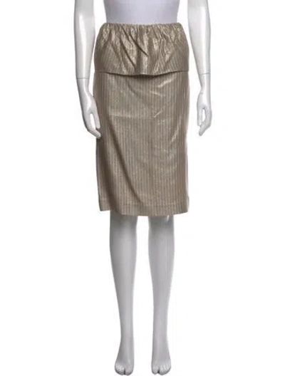 Pre-owned Suno Ruffle Embellishment Knee-length Skirt