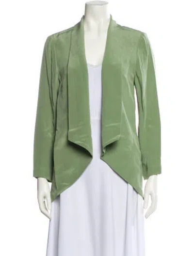 Pre-owned Suno Silk Jacket In Green