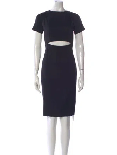 Pre-owned Suno Silk Knee-length Dress In Blue