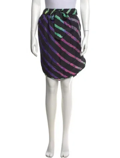 Pre-owned Suno Silk Knee-length Skirt In Multi