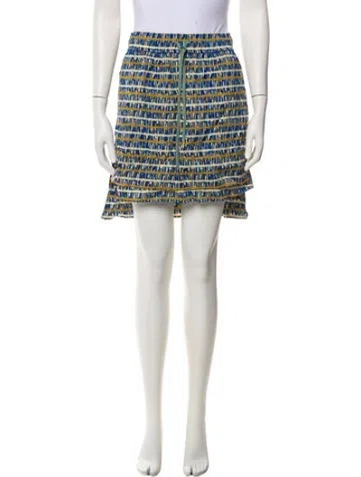 Pre-owned Suno Silk Knee-length Skirt In Multi