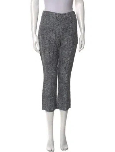 Pre-owned Suno Silk Straight Leg Pants In Multi