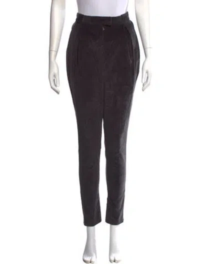 Pre-owned Suno Skinny Leg Pants In Gray