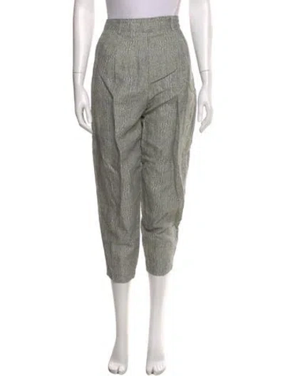 Pre-owned Suno Skinny Leg Pants In Gray