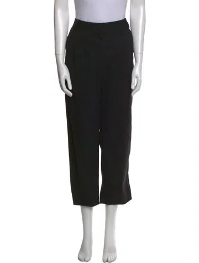 Pre-owned Suno Straight Leg Pants In Black