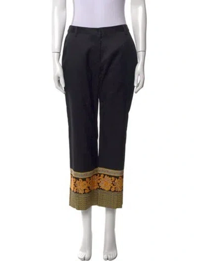 Pre-owned Suno Straight Leg Pants In Black