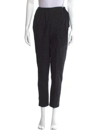 Pre-owned Suno Straight Leg Pants In Black