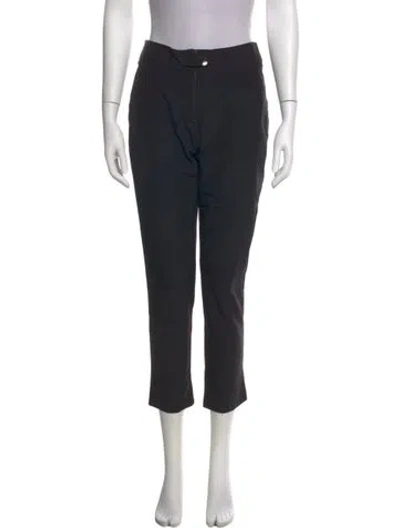 Pre-owned Suno Straight Leg Pants In Black