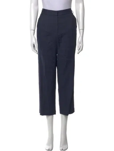 Pre-owned Suno Straight Leg Pants In Blue